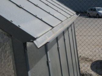 doplnok Okapový plech / Ekoskleník ES2 - detail produktu / ekosklenik.sk / kvalitné skleníky pre vašu záhradu a pevné zdravie